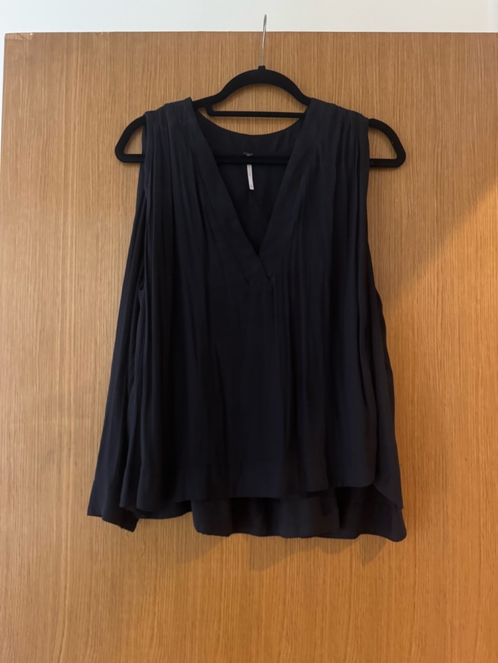 Free People Black Layered Sleeveless Top